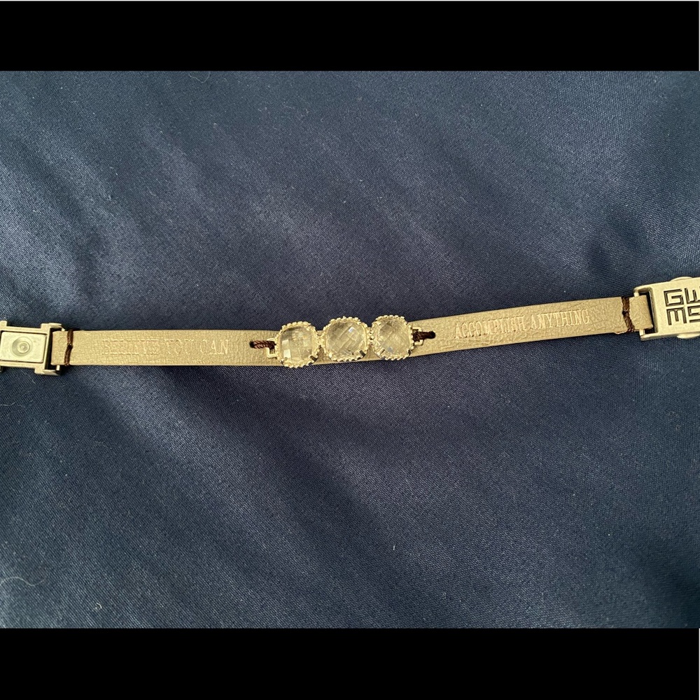 Good Works Make A Difference Leather Bracelet